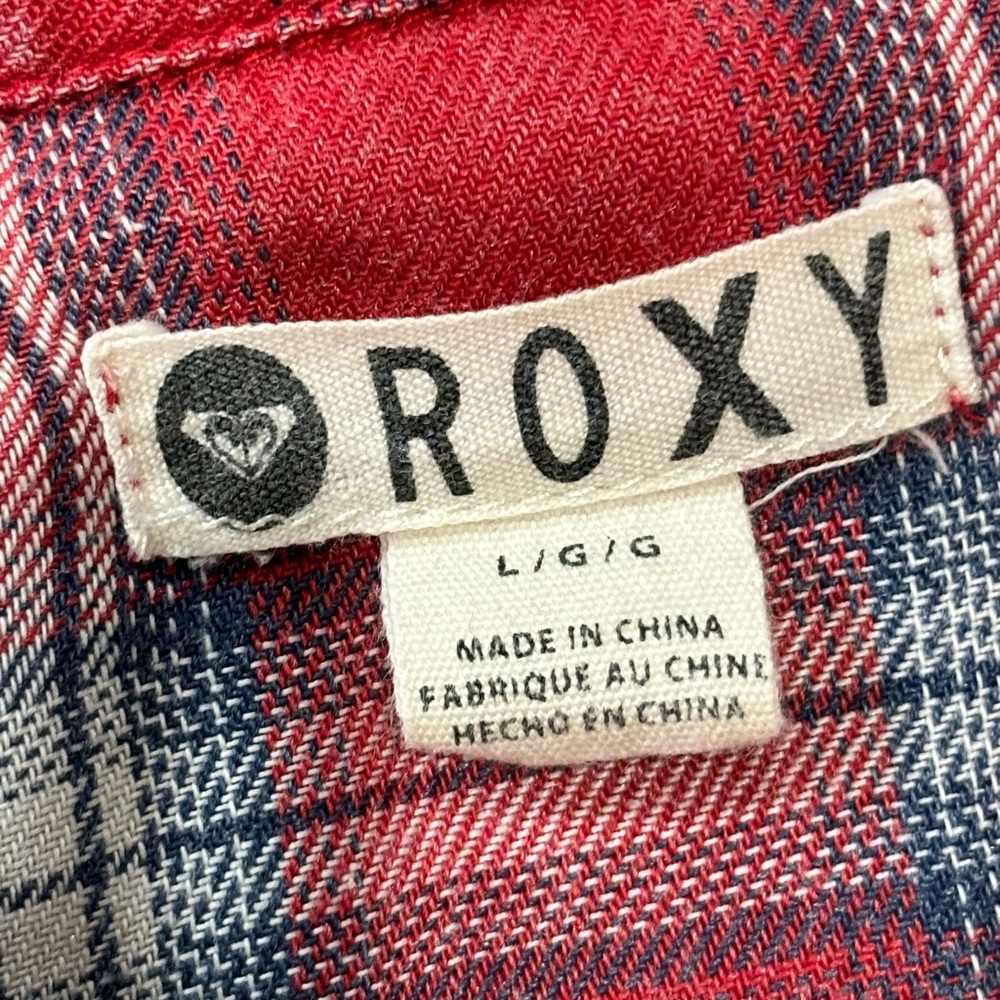 Adorable Roxy Flannel (Lightweight) Distressed St… - image 2